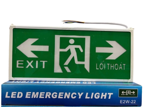 Đèn Exit Chỉ Hai Hướng