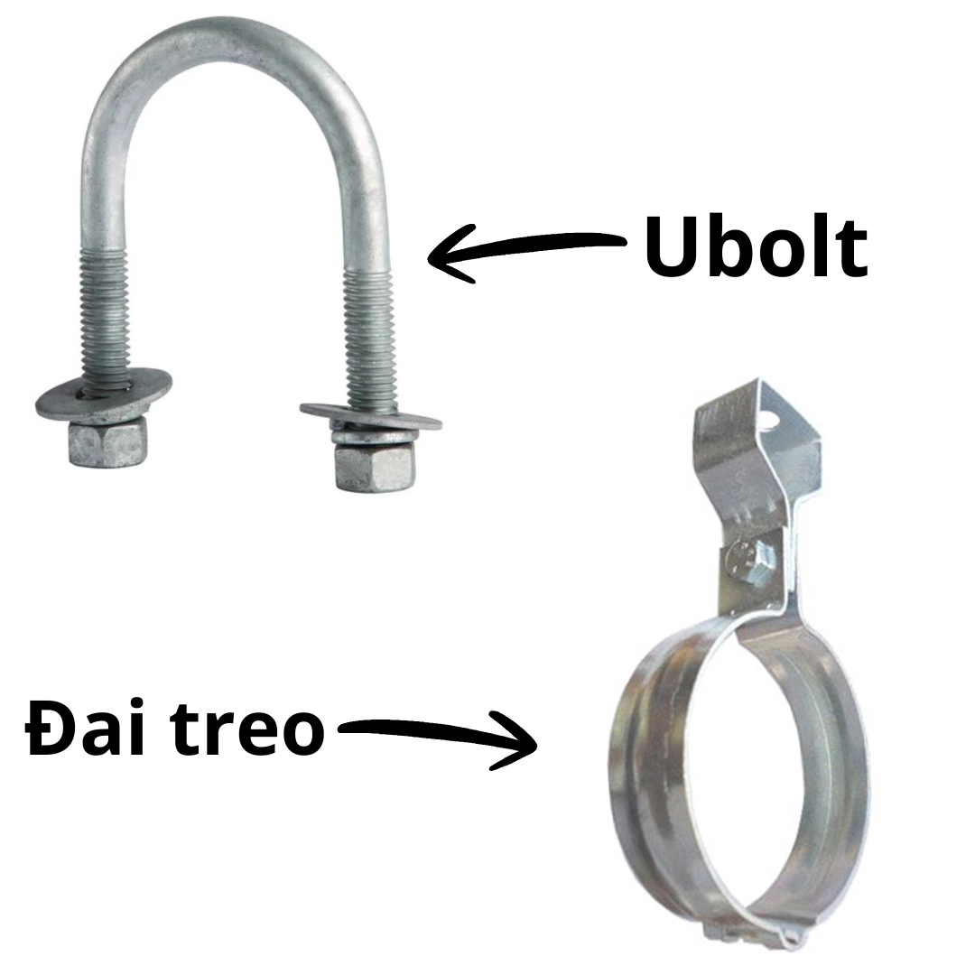 So sánh sự giống nhau và khác nhau giữa ubolt và đai treo